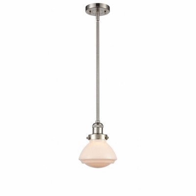 Olean - 1 Light Stem Hung Mini Pendant In Industrial Style-7.75 Inches Tall and 6.75 Inches Wide