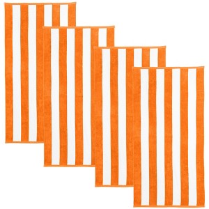 Isla Jade 4pk Cotton Cabana Beach Towels - 1 of 4