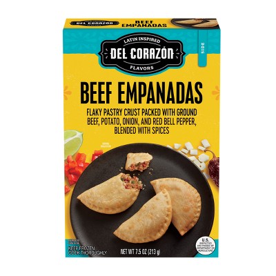 Del Corazon Frozen Beef Empanadas - 7.5oz
