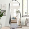 63" X 20"Big Mirror For Wall Large Living Room Mirrors Arched Large Mirror With Stand Full Length Mirror Wall Mounted Mirror-The Pop Home - 3 of 4