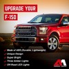 AMERICAN MODIFIED Raptor Style Front Grill Bumper Hood Mesh Grille w/LED Lights Compatible with Ford - 3 of 4