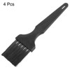 Unique Bargains 4pcs Antistatic ESD Brush Plastic Handle Nylon Cleaning Brushes 40x40mm Bristles - 3 of 4
