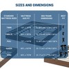 Wood Platform Bed Frame,Wooden Bed Frame Without Headboard, Wood Slat Support,No Box Spring Needed, Easy Assembly - 2 of 4