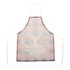 Unique Bargains Christmas Aprons Linen Red Black Beige 21.65"x26.77" 1 Pcs - 4 of 4