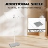 "47" Clear Acrylic Lectern Podium, Transparent Presentation Stand with Storage Shelf, for Wedding Ceremonies, Church, School & Business Events - 4 of 4