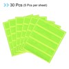 Unique Bargains High Visibility Washable Warning Safety Reflective Stickers 30 Pcs - 3 of 4