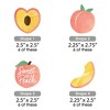 Big Dot of Happiness Sweet as a Peach - Paper Straw Decor - Fruit Themed Baby Shower or Birthday Party Striped Decorative Straws - Set of 24 - 2 of 4