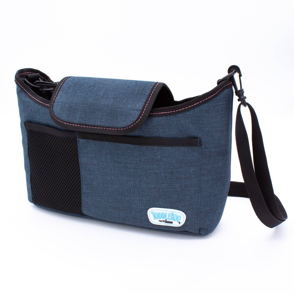 Photos - Pushchair Accessories Toddleroo by North States Stroller Organizer with insulated Cup Holder - Navy Blue