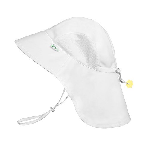 Green Sprouts Baby/toddler Adventure Sun Protection Hat - White - 0/6  Months : Target