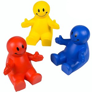 ArtCreativity 4" Squeezable Fidget Smile Phone Stand (3 Pack) - 1 of 3