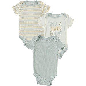 Chick Pea Gender Neutral Baby bodysuit Short Sleeve Bodysuit Cute Baby Shower Gift - 1 of 2