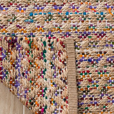 Cape Cod 3' x 5' Red and Natural Hand-Knotted Wool Rug