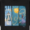 Men's - Disney - Character Panels King, Star, & Asha Graphic Fleece Sweatshirt - 2 of 4