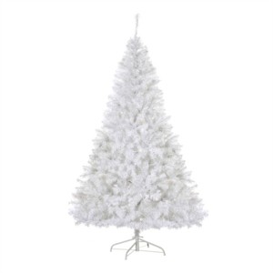 TopComfy Christmas Tree Stands Christmas Tree Elegant Snowy Appearance Ornaments Winter Ambience for Living Room, White, 36.81"*9.84"*11.02" - 1 of 4