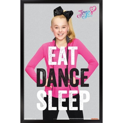 Trends International JoJo Siwa - Eat Dance Sleep Framed Wall Poster Prints