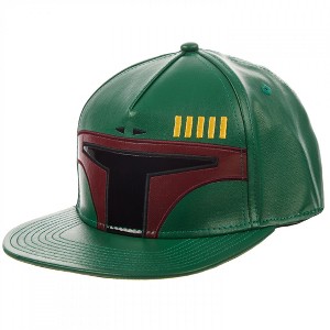 Adult Star Wars Boba Fett's Helmet Flatbill Snapback Hat - 1 of 4
