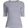 Lands' End Women's SunShade UPF 50 Elbow Sleeve Relaxed Rash Guard - 3 of 4