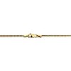 Black Bow Jewelry 1.25mm 10k Yellow Gold Solid Spiga Chain Necklaces - 4 of 4