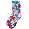 Memoi Women's Americana Ribbed Half Cushion Crew Socks - 3 of 4