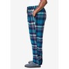 KingSize Men's Big & Tall Flannel Plaid Pajama Pants - 4 of 4