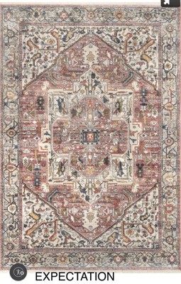 Nuloom Harriet Vintage Medallion Fringe Area Rug, 8' 10