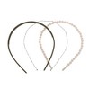 Unique Bargains Women's Solid Color Hairband 1 Set - 4 of 4