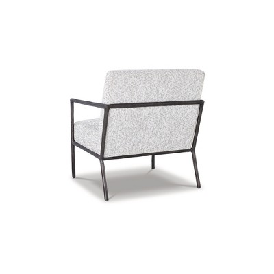 Dark Gray Microfiber Lawson Chaise with Aluminum Frame