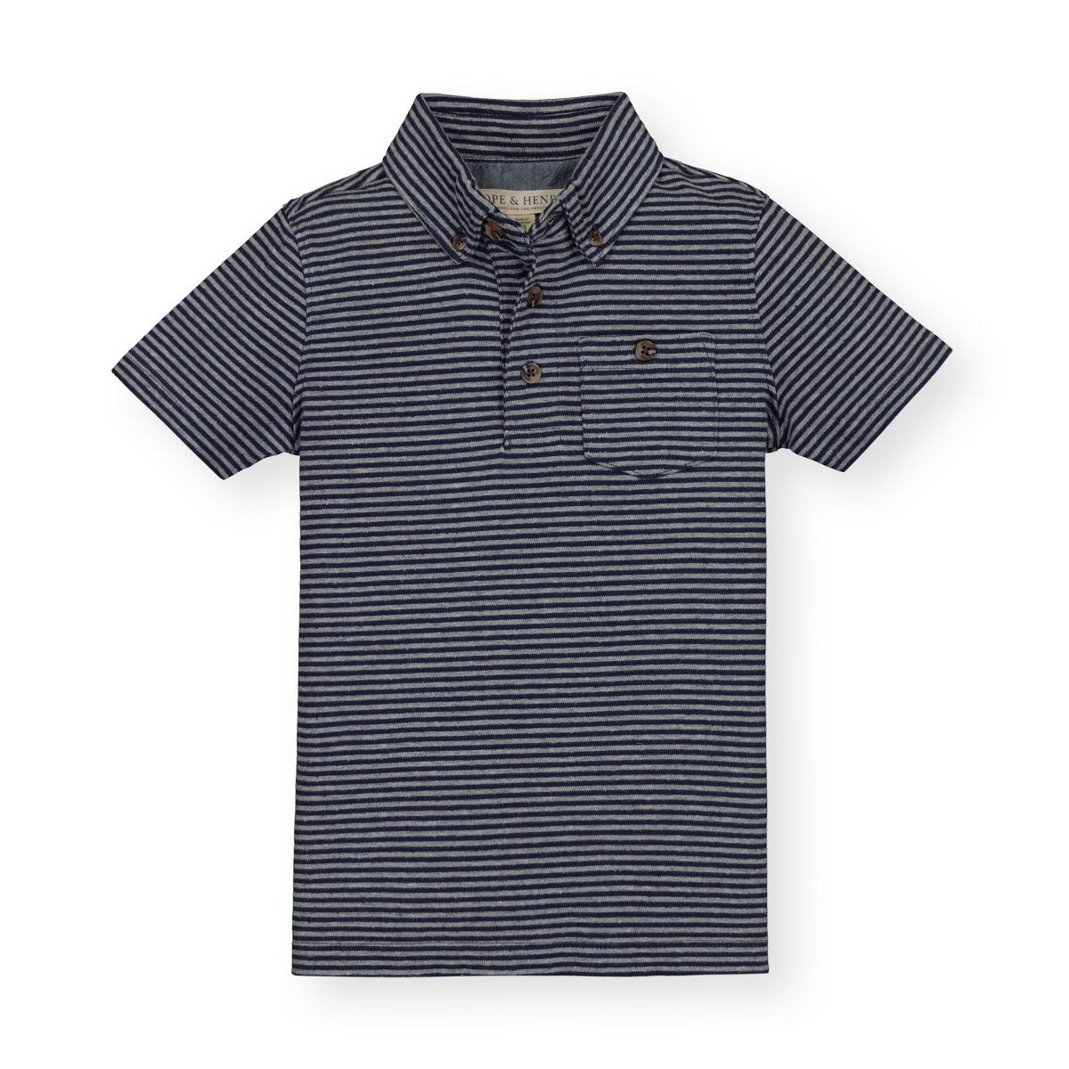 Hope & Henry Boys' Cotton Jersey Polo, Infant - thumbnail 5