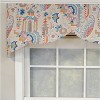 RLF Home 3" Rod Pocket High Quality Fabric Tea House Stamford Valance for Windows 50" x 16" Multi - 4 of 4