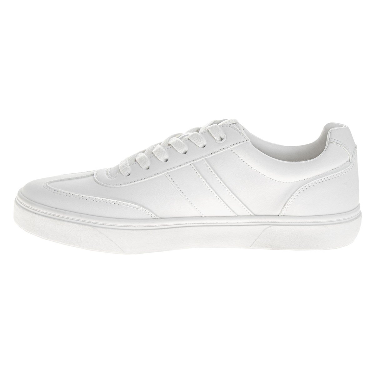 Мужские Penguin Men's Lace Up Casual Sneakers, White, Size: 10 — фото 3