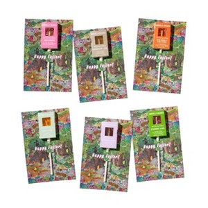 Amborella Organics 6pk Easter Greeting Cards with Seed-Bearing Lollipops Flower Seeds - 1 of 4