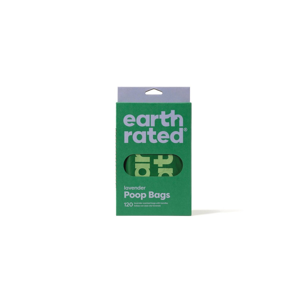 Earth Rated Lavender Scent Handle Dog Waste Disposal Bags - 120ct