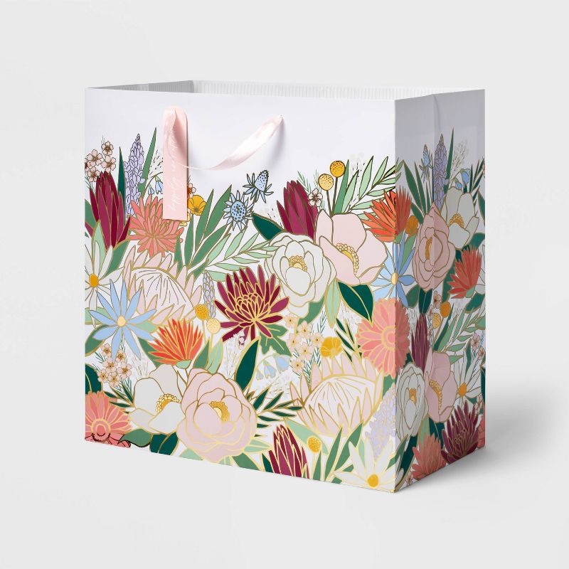 Wedding Floral Square Gift Bag - Spritz&#8482;, 1 of 4