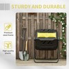 VYNXARIA Tumbling Compost Bin Outdoor 360¡ã Dual Chamber Rotating Composter 43 Gallon, Yellow - 3 of 4