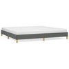 Bed Frame Dark Gray 100% Polyester, Plywood, Engineered Wood King - 2 of 4