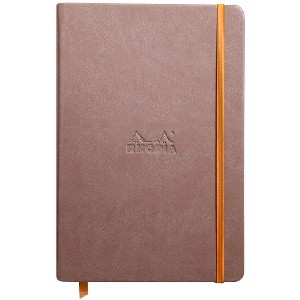 Rhodia Rhodiarama Webnotebook - Lined 96 sheets - 5 1/2 x 8 1/4 - Taupe cover - 1 of 4