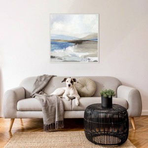 Amanti Art Soft Sea II Blue by Allison Pearce Framed Wall Art Print - 1 of 4