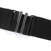 INSPIRE CHIC Women's Elastic Wide Double-Flower Stretch Corset Waist Belt 1 Pc - 3 of 4