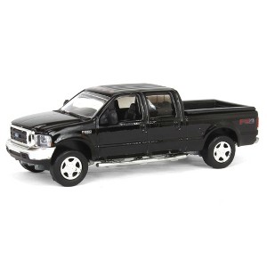 1/64 2004 F-250 Super Duty Crew Cab Pickup Truck Black, Motormax Diecast 400243 - 1 of 4