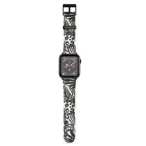 Marta Barragan Camarasa Wild abstract jungle on black 42mm/44mm Black Apple Watch Band - Society6 - 1 of 3