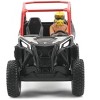 Can-Am Maverick Sport XRC 1000R Red and Gray with Driver Figure 1/32 Diecast Model by BRP Models - 4 of 4