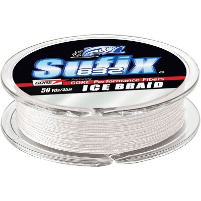 Sufix 50 Yard 832 Advanced Ice Braid Fishing Line - 8 Lb. - Neon