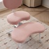 Okak Ergonomic Cross Legged Chair with Lumbar Support, 360°Swivel Meditation Chair with Wheels, ADHD Chair, Flexible Design for Fidgety Sitters - 3 of 4