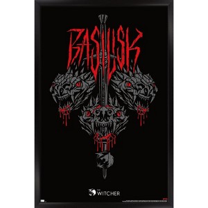 Trends International Netflix The Witcher Season 2 - Basilisk Framed Wall Poster Prints - 1 of 4