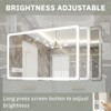 Emma LED Bathroom Mirror Rectangular Dimmable Waterproof Smart Touch Button Makeup Mirror with Lights Vertical & Horizontal-The Pop Home - 4 of 4