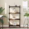 vidaXL Bookcase Storage Bookshelf Display Book Cabinet Engineered Wood - Brown Oak 23.6" 47.2" - 2 of 4