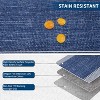 Area Rug - Low Pile Stain Resistant Neutral Carpet, Ultra Soft Non-Slip Modern Floor Cover for Living Room Bedroom Nursery Entryway - 3 of 4