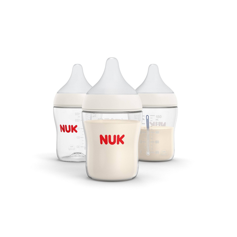 Photos - Baby Bottle / Sippy Cup NUK Perfect Match Baby Bottle - 5oz/3pk 