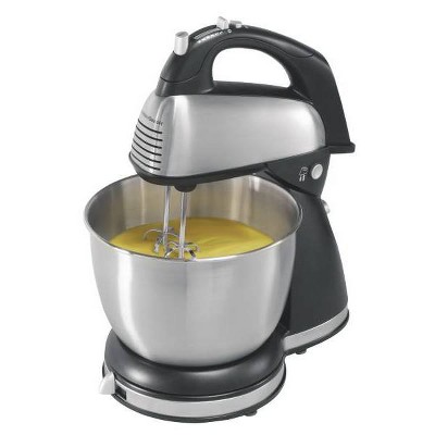 Hamilton Beach 6-Speed Classic Hand Mixer - Black: Metal, 290W, Dishwasher-Safe Parts, Stand Mixers for Kitchen