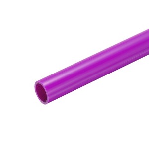 Unique Bargains High Impact Water Plumb Cable Sleeve PVC Rigid Round Pipes 20" Length - 1 of 4